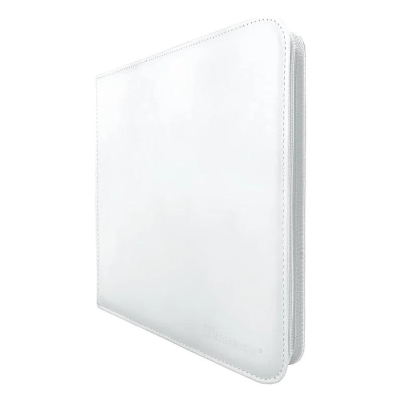 Ultra Pro: UP16177 Vivid 12-Pocket Zippered PRO-Binder (White)