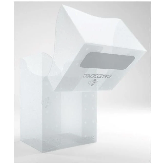 Gamegenic Deck Holder Holds 80 Sleeves Deck Box Cards (Clear)