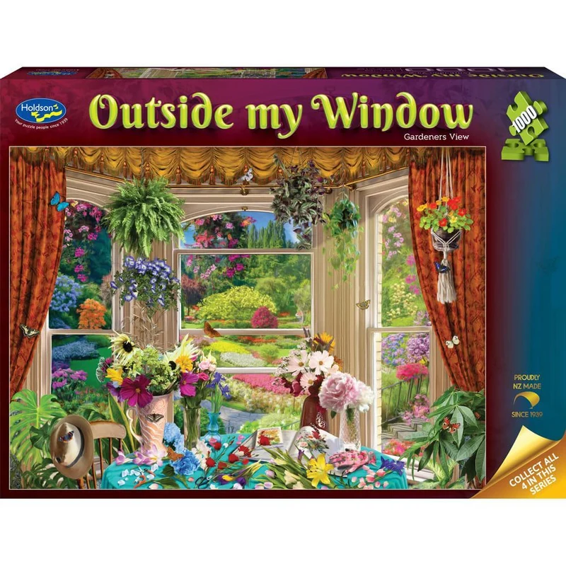 Holdson 1000pc Outside My Window Gardeners Vw Puzzle