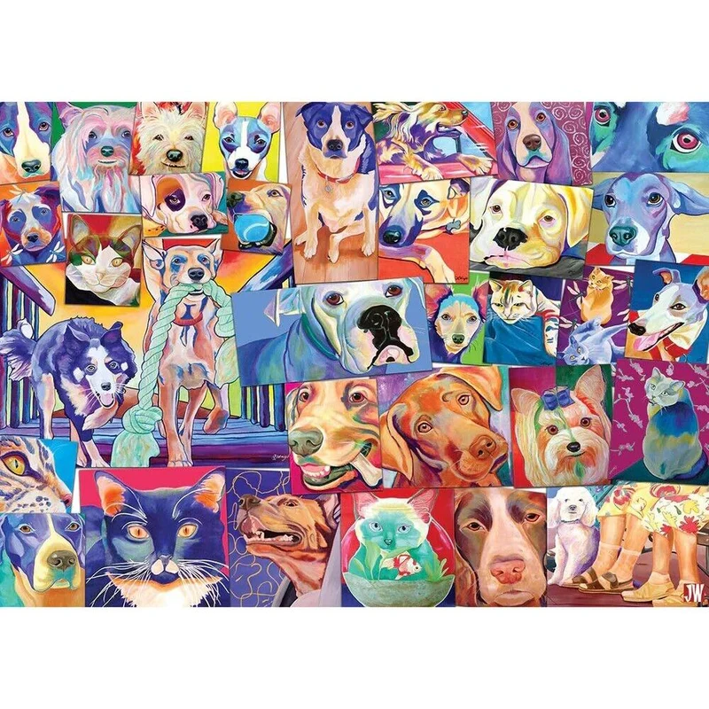 Gibsons 1000pc World of Cats and Dogs Puzzle