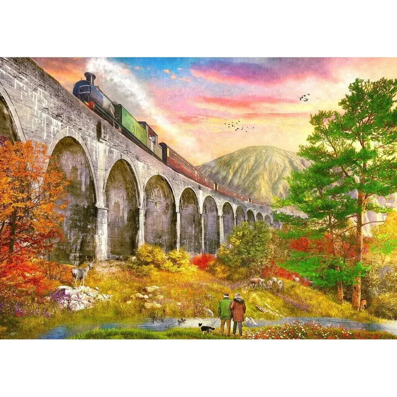 Gibsons 1000-Pieces Crossing Glenfinnan Viaduct Puzzle