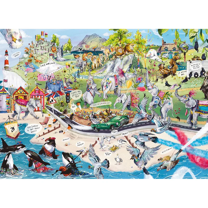 Gibsons 1000pc Herd of Hilarity Puzzle
