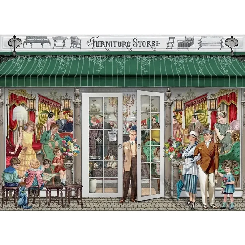 Holdson 1000pc Victorian Dayout Furniture Shp Puzzle