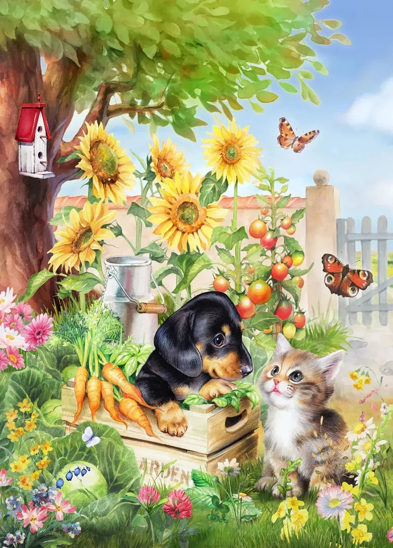 Holdson 1000pc How Does Garden Grow Crate Bud Puzzle