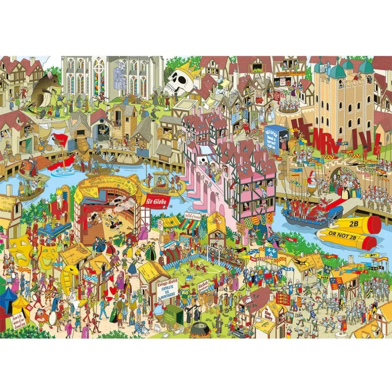 Gibsons 1000pc Jokesaws Shakespeare Puzzle