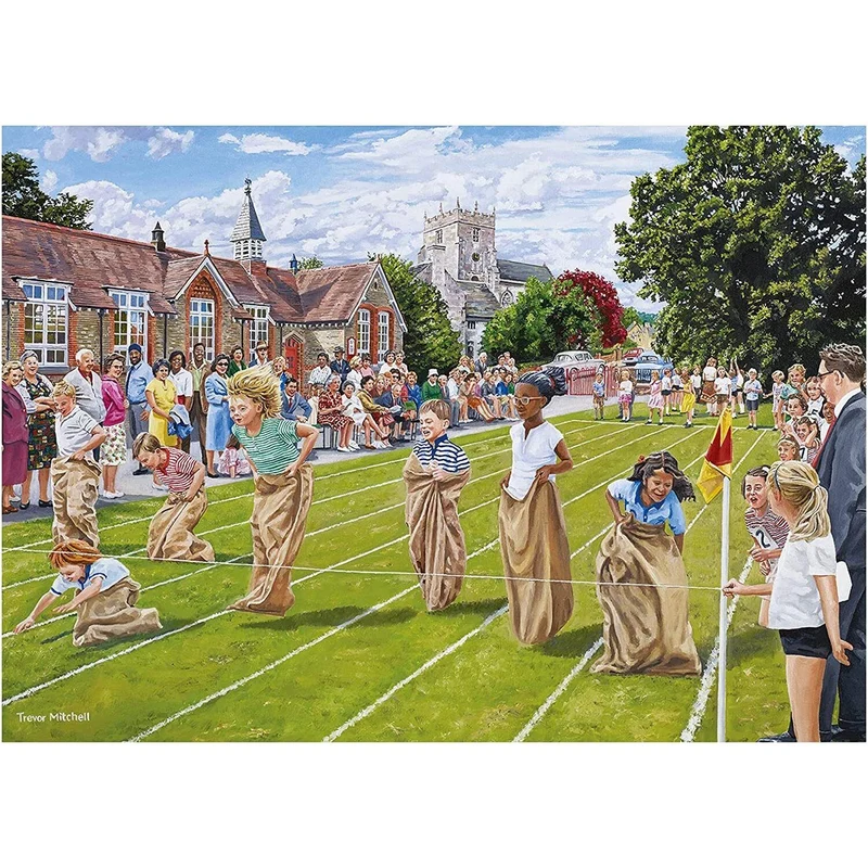 Falcon De Luxe 1000pc Sports Day Puzzle