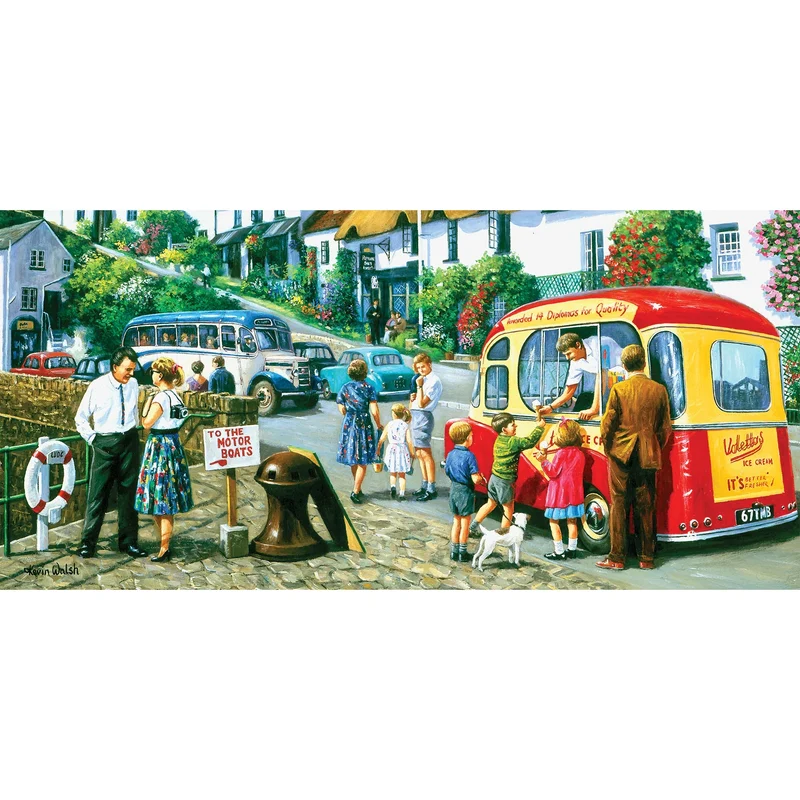 Gibsons 636pc Ice Cream By The River Puzzle