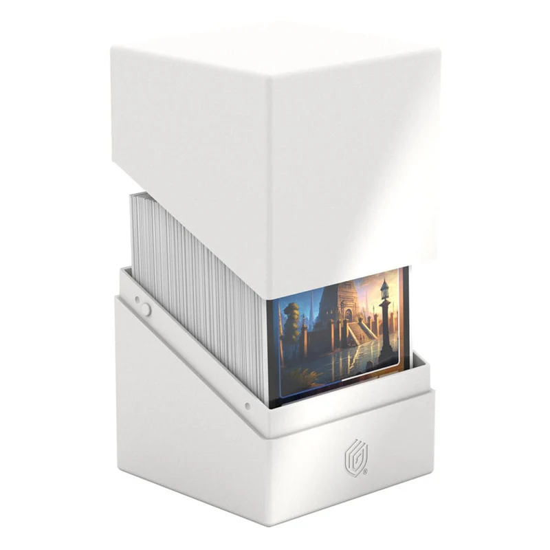 Ultimate Guard Boulder 100+ Trading Card Deck Box (Solid White)