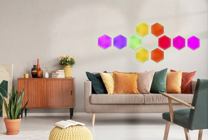 Connect Smart Home AmbiColour Smart Hexagon Lights 10 Pack