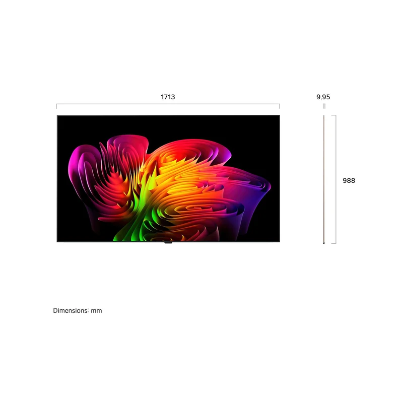 LG 77" OLED EVO AI W6 Wallpaper 4K Smart TV [2026]