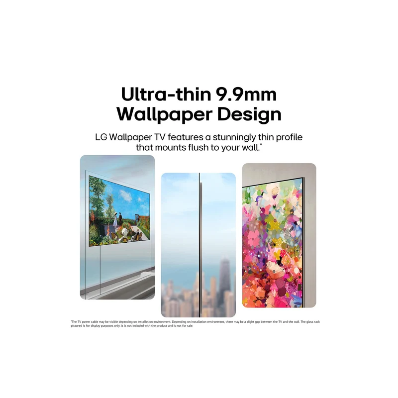 LG 77" OLED EVO AI W6 Wallpaper 4K Smart TV [2026]