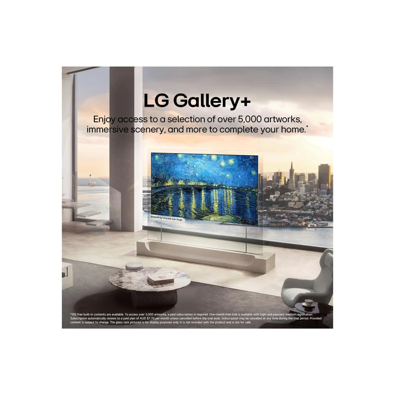 LG 83" OLED EVO AI W6 Wallpaper 4K Smart TV [2026]