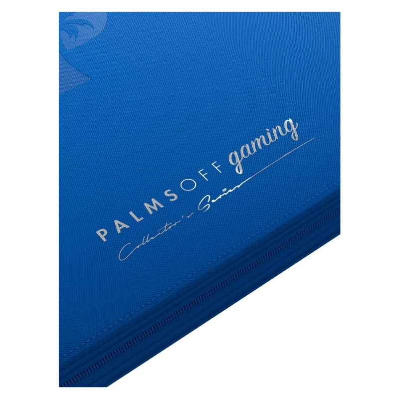 Palms Off Gaming Collector's Series 12 Pocket Zip Trading Card Binder - Blue