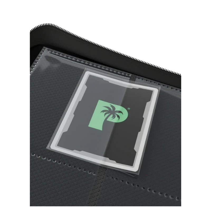 Palms Off Gaming Collector's Series 12 Pocket Zip Trading Card Binder - Black