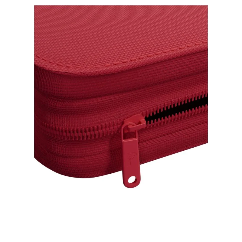 Palms Off Gaming Collector's Series 4 Pocket Zip Trading Card Binder - Red