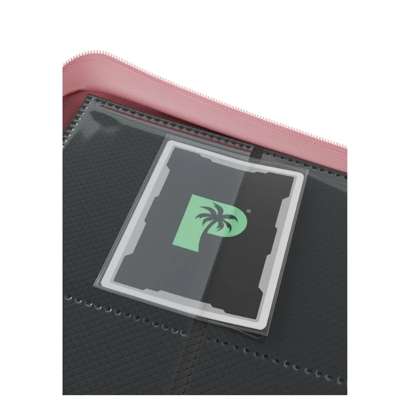 Palms Off Gaming Collector's Series 12 Pocket Zip Trading Card Binder - Pink