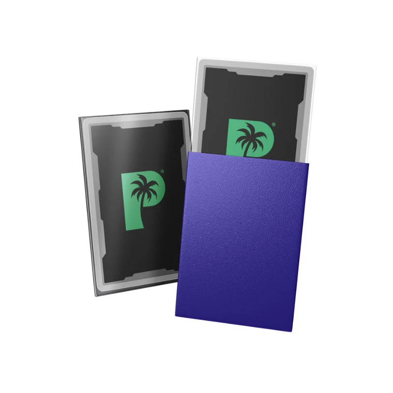 Palms Off Gaming Palms Off Japanese 60pc Blackout Deck Sleeves - Purple Matte