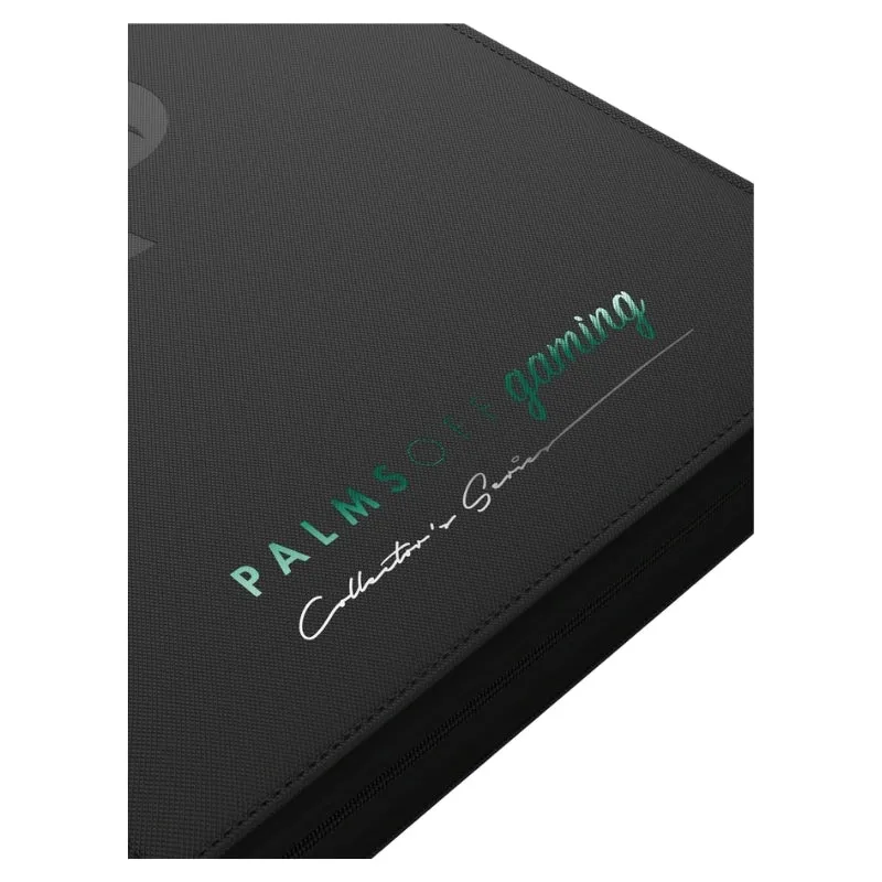 Palms Off Gaming Collector's Series Card Loader TOP LOADER Clear Zip Binder - Black