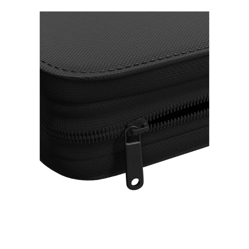 Palms Off Gaming Collector's Series Card Loader TOP LOADER Clear Zip Binder - Black