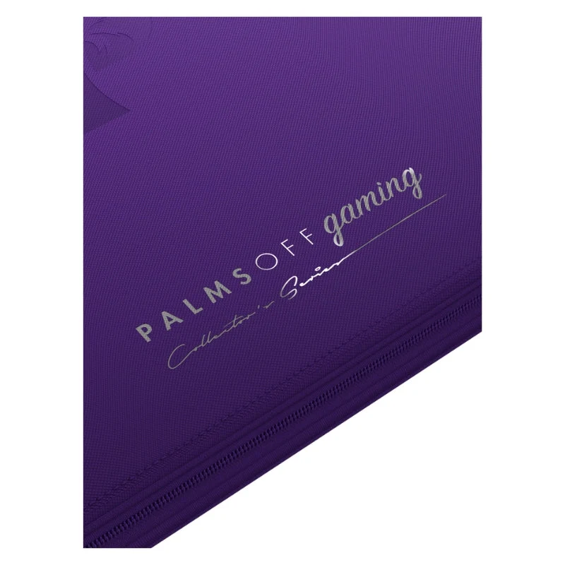 Palms Off Gaming Collector's Series 12 Pocket Zip Trading Card Binder - Purple