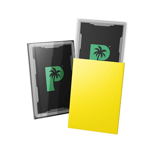 Palms Off Gaming Palms Off Japanese 60pc Blackout Deck Sleeves - Yellow