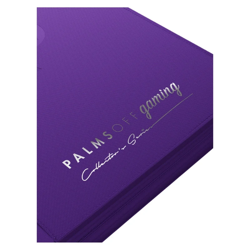 Palms Off Gaming Collector's Series 9 Pocket Zip Trading Card Binder - Purple