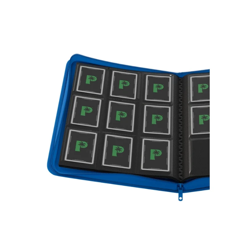 Palms Off Gaming Collector's Series 9 Pocket Zip Trading Card Binder - Blue