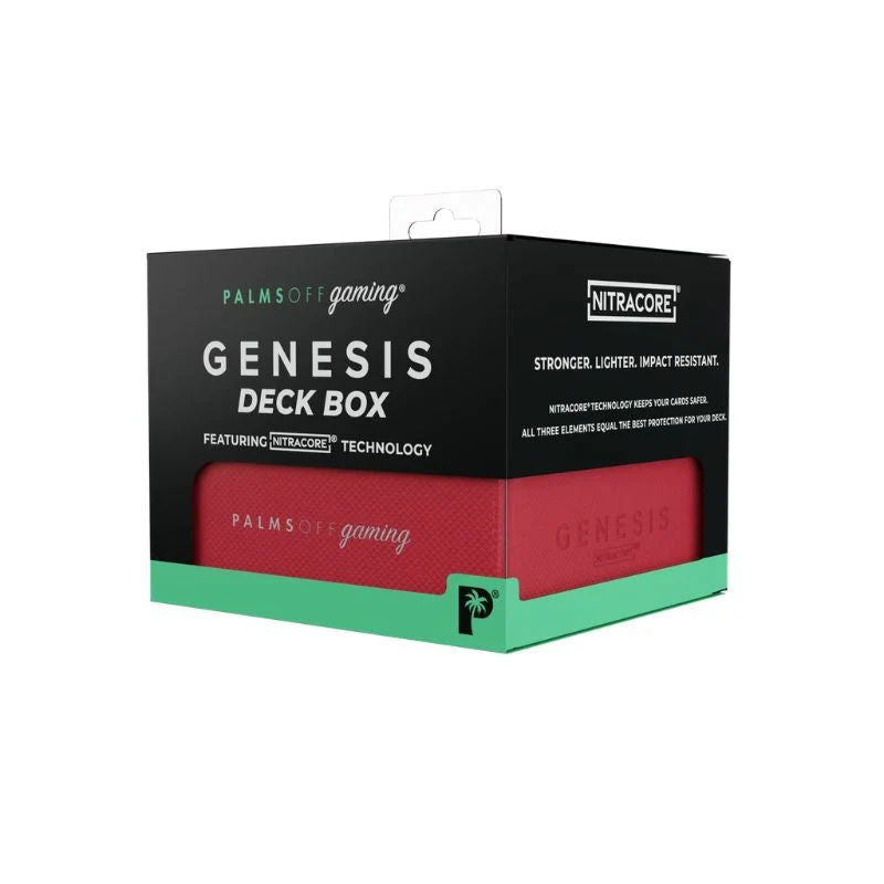 Palms Off Gaming Genesis Deck Box - Red