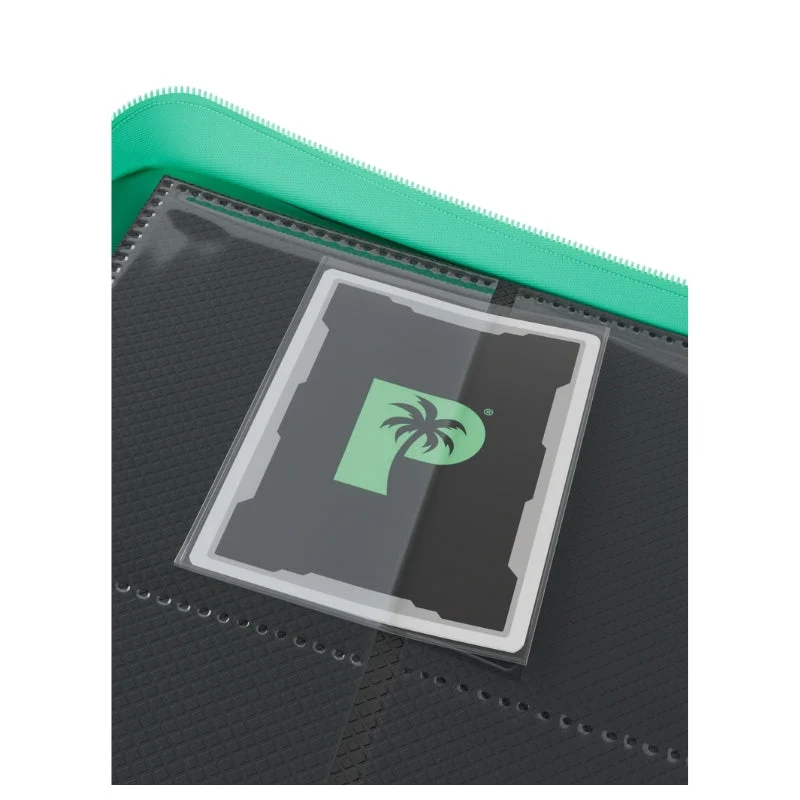 Palms Off Gaming Collector's Series 9 Pocket Zip Trading Card Binder - Turquiose