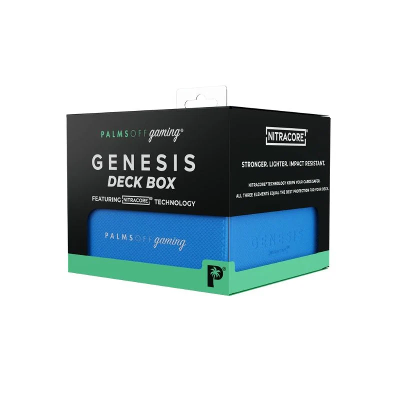 Palms Off Gaming Genesis Deck Box - Blue