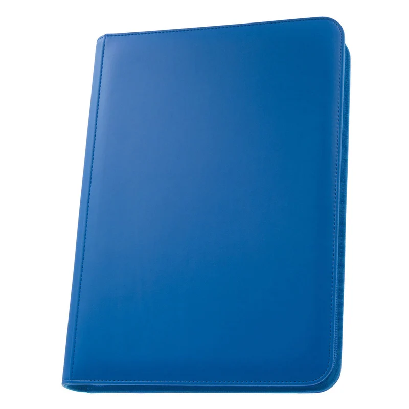 Palms Off Gaming STEALTH 9 Pocket Zip Trading Card Binder - Blue