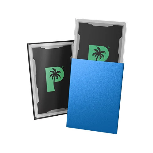 Palms Off Gaming Palms Off Standard 100pc Blackout Deck Sleeves - Blue Matte