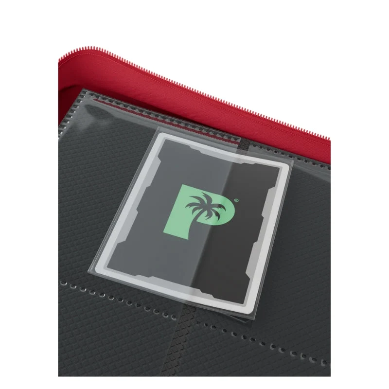 Palms Off Gaming Collector's Series 9 Pocket Zip Trading Card Binder - Red
