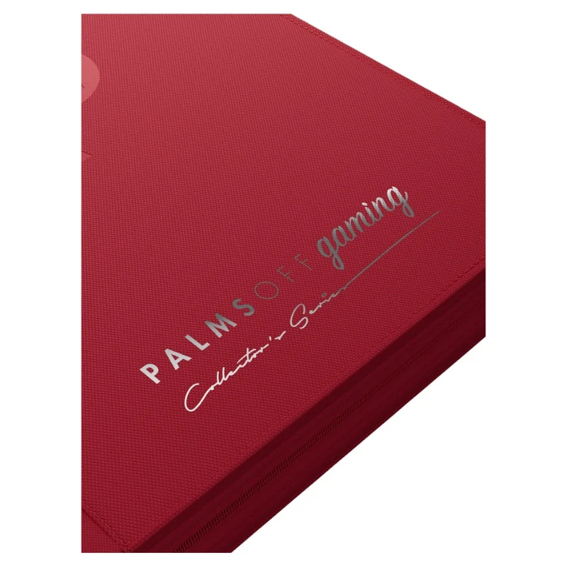 Palms Off Gaming Collector's Series 9 Pocket Zip Trading Card Binder - Red