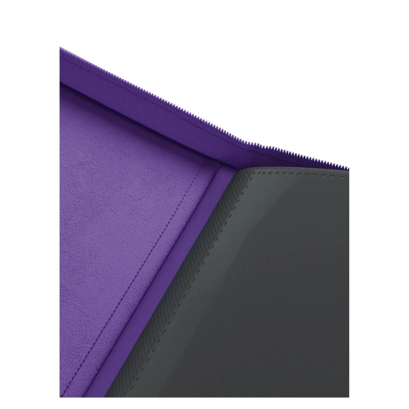 Palms Off Gaming Collector's Series Card Loader TOP LOADER Clear Zip Binder - Purple