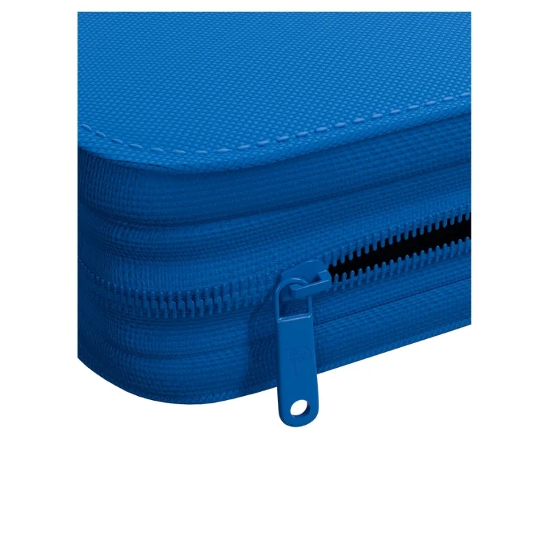 Palms Off Gaming Collector's Series Card Loader TOP LOADER Clear Zip Binder - Blue