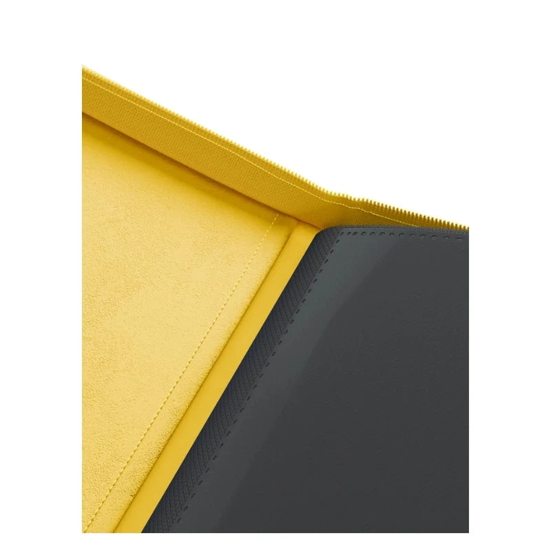 Palms Off Gaming Collector's Series Card Loader TOP LOADER Clear Zip Binder - Yellow