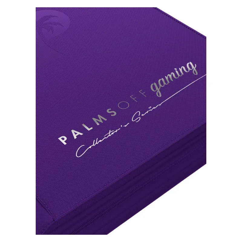 Palms Off Gaming Collector's Series 4 Pocket Zip Trading Card Binder - Purple