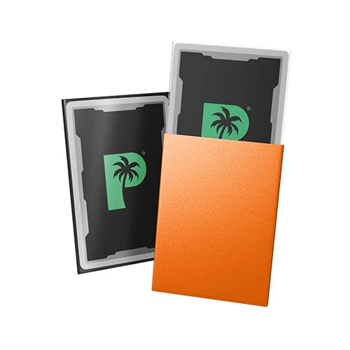 Palms Off Gaming Palms Off Standard 100pc Blackout Deck Sleeves - Orange Matte