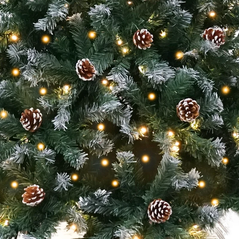 Christabelle 2.1m Pre Lit LED Christmas Tree with Pine Cones