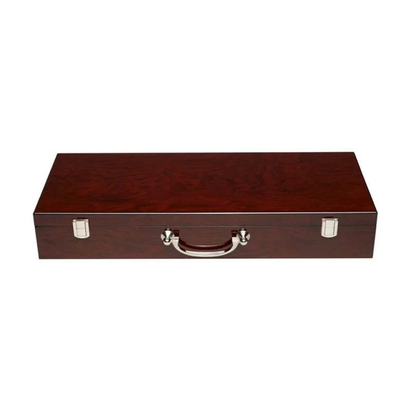 Dal Rossi Mahjong Deluxe Wooden Case 52cm With 3cm Tiles & Trays