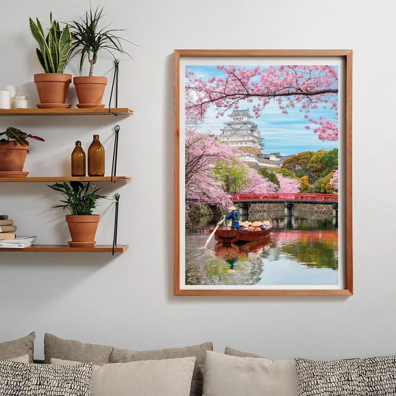 Clementoni 1000-Pieces Himeji Castle In Spring Puzzle