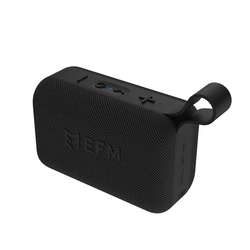 EFM Essential Audio Bundle Trio with Bluetooth Speaker, Headphones and TWS Earbuds (Black)