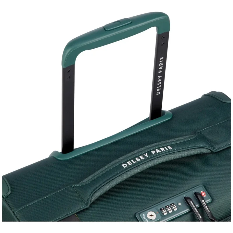 Delsey Brochant 3 Small 55cm Expandable Travel Carry-On Suitcase TSA Lock Pine