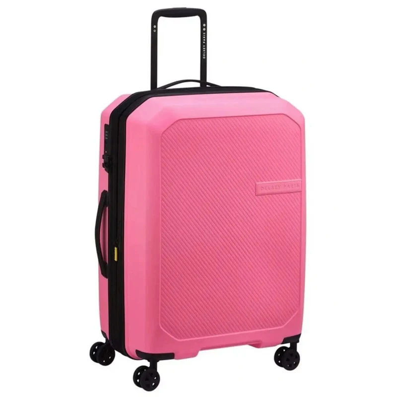 Delsey Anvers 65.5 cm 4 Wheel Expandable Suitcase - Pink