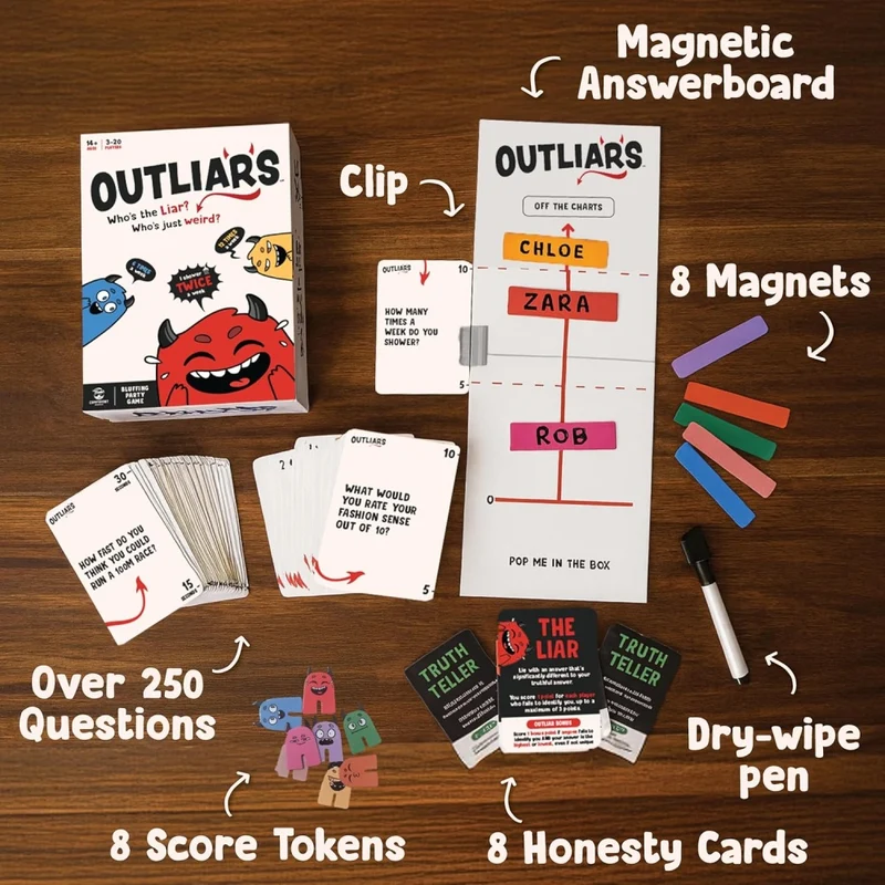 Confident Games Outliars Ultimate Bluffing Party Game