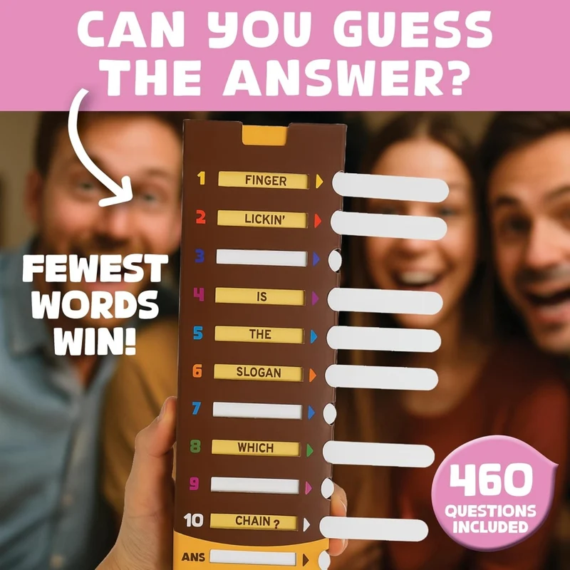Confident Games In A Nutshell Slide & Reveal Word Guessing Board Game