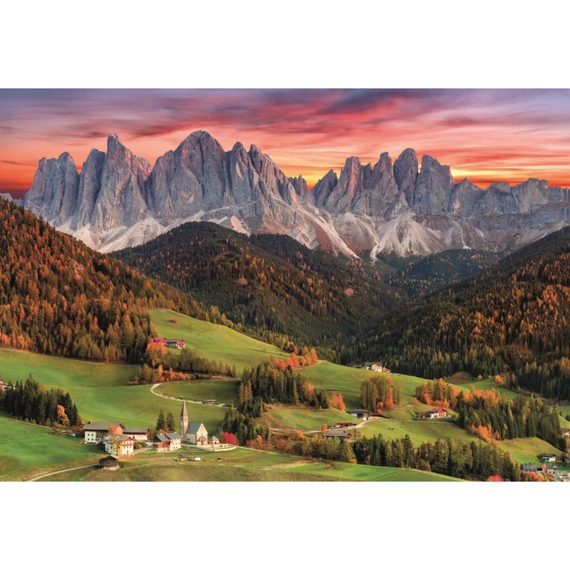 Clementoni Val Di Funes 2000 Piece Jigsaw Puzzle Set