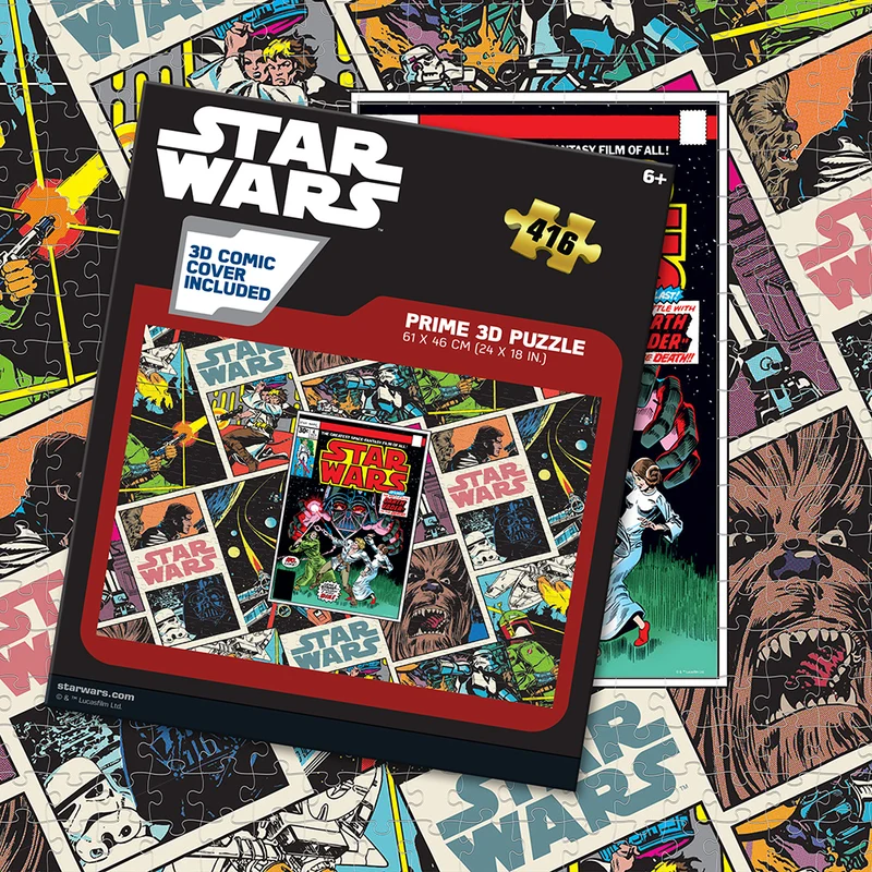 Prime3D 416pc Lenticular Comic Star Wars Jigsaw Puzzle 3D Design 2