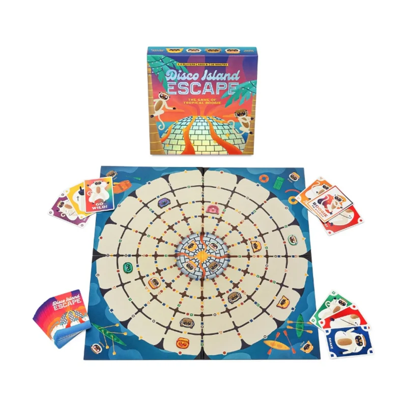 Hootenanny Disco Island Escape Board Game